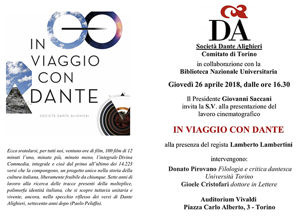 INVITO In Viaggio con Dante 1